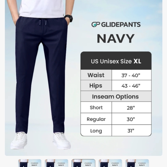 🫟3/$20🫟💙👖Unisex XL, Regular Full length Glidepants👖💙 - Picture 3 of 16